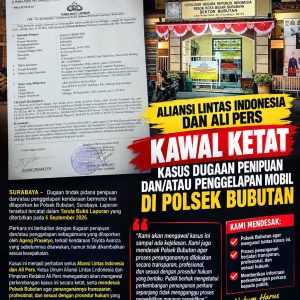 Aliansi Lintas Indonesia dan Ali Pers Kawal Kasus Dugaan Penipuan dan/atau Penggelapan Mobil di Polsek Bubutan