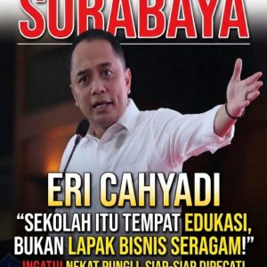 Eri Cahyadi : Sekolah Itu Tempat Edukasi, Bukan Lapak Bisnis Seragam, INGAT!!! Nekat Pungli, Siap-Siap Dipecat