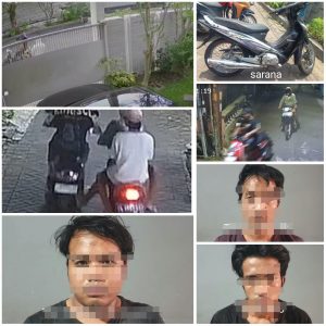 Tiga Terduga Pelaku Curanmor Diamankan Resmob Polrestabes Surabaya