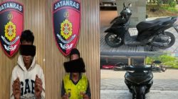 Tim URC Jatanras Polda Bali Ringkus Dua Buruh Proyek Pelaku Curanmor di Kuta Selatan