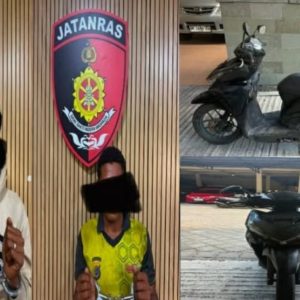 Tim URC Jatanras Polda Bali Ringkus Dua Buruh Proyek Pelaku Curanmor di Kuta Selatan