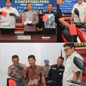 Polisi Ringkus Residivis Curi Motor di Konser Tuban, Jaringan Curanmor Antarwilayah Terbongkar