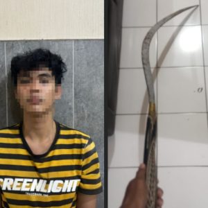 Polrestabes Surabaya Ungkap Kepemilikan Senjata Celurit Panjang 1,5 M Antarkelompok