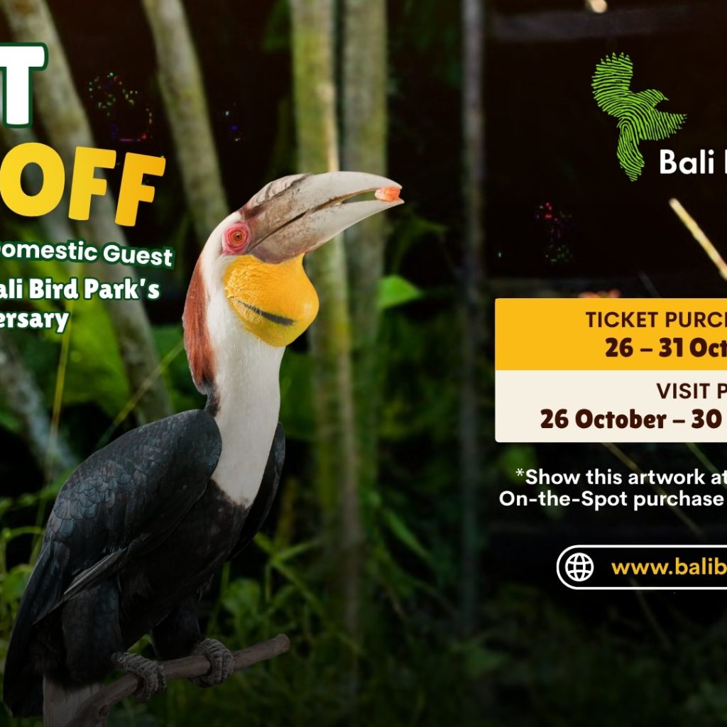 Bali Bird Park Celebrates 31st Anniversary with 31% Off Admission Tickets