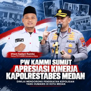 JCS hingga Berkantor di Polsek, KAMMI Sumut Apresiasi Gebrakan Kapolrestabes Medan