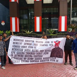 41 Dugaan Pelanggaran PTPN IV Dilaporkan ke Presiden Prabowo Subianto,KPK, KAJAGUNG, danantara, dan BP.BUMN, Direktur Holding PTPN APMPEMUS Desak Jatmiko Diperiksa