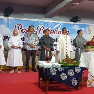 Pesta Pelindung Paroki St. Fransiskus Assisi Padang Bulan Medan, Mgr. Kornelius Sipayung OFMCap. Ajak Umat Hidup dalam Damai dan Persaudaraan