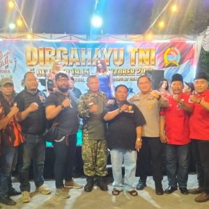 Tasyakuran HUT TNI ke-81, Koramil 0830-12/Kenjeran Perkuat Sinergi TNI, Polri dan Masyarakat