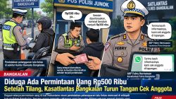 Diduga Ada Permintaan Uang Rp500 Ribu Setelah Tilang, Kasatlantas Bangkalan Turun Tangan Cek Anggota