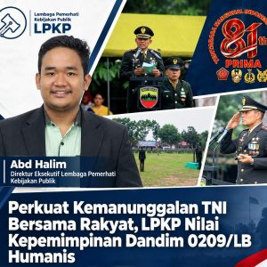 Perkuat Kemanunggalan TNI Bersama Rakyat, LPKP Nilai Kepemimpinan Dandim 0209/LB Humanis