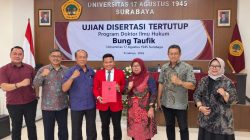 SELAMAT DAN SUKSES PROMOSI DOKTOR ILMU HUKUM Dr. Moh. Taufik, I.Kom., S.H., M.H.