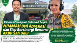 Kapolres Perempuan Pertama di Sergai, HIMMAH Beri Apresiasi dan Siap Bersinergi Bersama AKBP Sah Udur