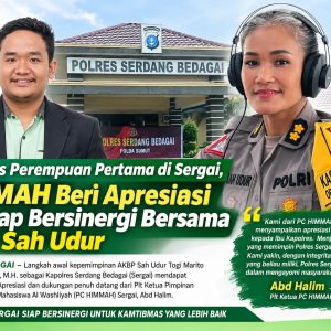 Kapolres Perempuan Pertama di Sergai, HIMMAH Beri Apresiasi dan Siap Bersinergi Bersama AKBP Sah Udur