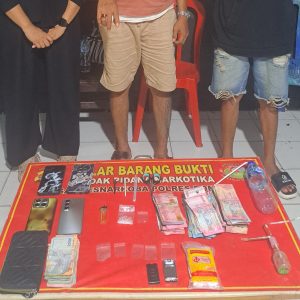 Diduga Bandar dan Kurir Coba-Coba Yang Licik Di Bekuk Tim Opsnal Polres Dompu, BB Sabu 2,39 Gram dan Uang Tunai Puluhan Juta Rupiah