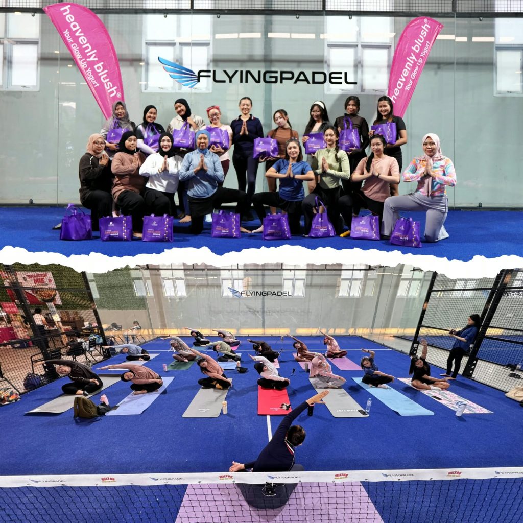 DUKUNG GAYA HIDUP SEHAT, PREMIER PLACE HOTEL GANDENG FLYING PADEL GELAR YOGA X PADEL 
