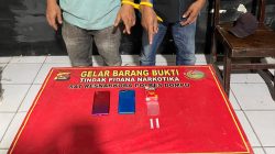 Polsek Pekat Ringkus Dua Orang Pengedar Sabu Di Desa Kadindi