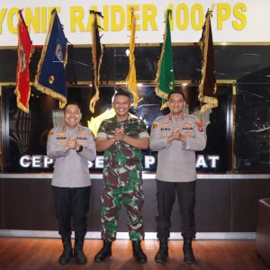 Kapolres Binjai dan Kapolres Langkat Berikan Surprise HUT TNI ke 81, Perkuat Sinergitas TNI-Polri