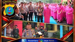 Resmi Nahkodai Polda Sumut, Kedatangan Irjen Pol Sonny Irawan beserta istri Disambut Ulos dan Tarian Tradisional