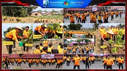 Kapolres Binjai Pimpin Olahraga Bersama dan Tanam 100 Pohon Alpukat, Perkuat Soliditas Personel serta Kepedulian Lingkungan