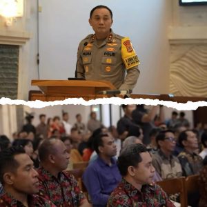 Kapolda Bali Pasma Royce Sambangi Jemaat GKPB Kristus Kasih Denpasar, Perkuat Toleransi dan Sinergi Jaga Kamtibmas
