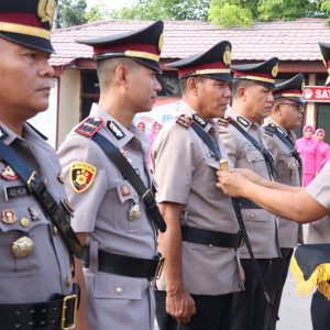 Rotasi Empat Perwira Di Jajaran Kepolisian Resor Dompu, Kasat Narkoba, Kapolsek Hu,u, Kapolsek Pekat dan Kasat Tahti