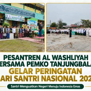 Pesantren Al Washliyah Bersama Pemko Tanjungbalai Gelar Peringatan Hari Santri Nasional 2026