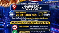 Satlantas Polres Bangkalan Imbau Pengendara Hindari Kepadatan Saat Kerapan Sapi
