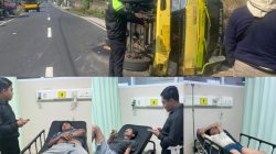 Truk Terguling di Jalan Raya Payangan Kintamani, Satu Penumpang Meninggal Dunia dan Tiga Luka Ringan