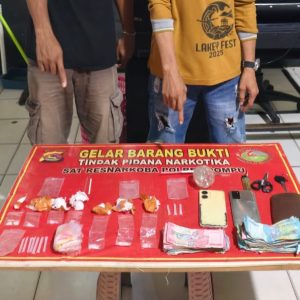 Diduga Pengedar Sabu Dua Pria Warga Kandai Dua Di Ringkus Tim Gabungan Polres Dompu
