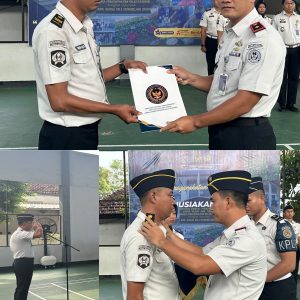 Apresiasi Dedikasi dan Kinerja Pegawai, Lapas Batang Gelar Upacara Penyematan Tanda Pangkat dan Penyerahan SK Kenaikan Pangkat