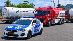 Polda Bali Kawal Pendistribusian BBM dari Depo Pertamina Manggis ke SPBU di Seluruh Bali
