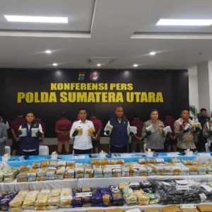 Polda Sumut Gagalkan Peredaran 244 Kg Sabu dari Aceh ke Medan
